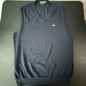 Masters Collection Sweater Vest Mens X Large‎ Navy Golf V-neck Sleeveless